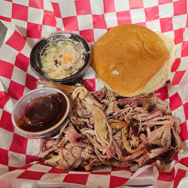 Pulled Pork Sandwich.